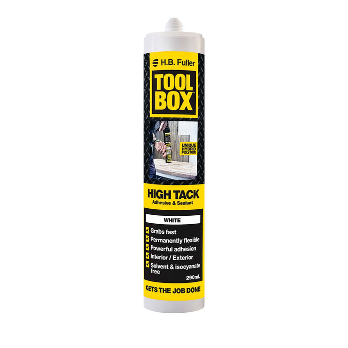 TOOLBOX HIGH TACK ADHESIVE AND SEALANT IN ONE WHITE 290ML (12/CTN)