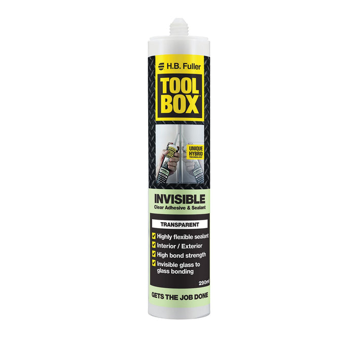 TOOLBOX INVISIBLE ADHESIVE AND SEALANT IN ONE TRANSPARENT 290ML (12/CTN)