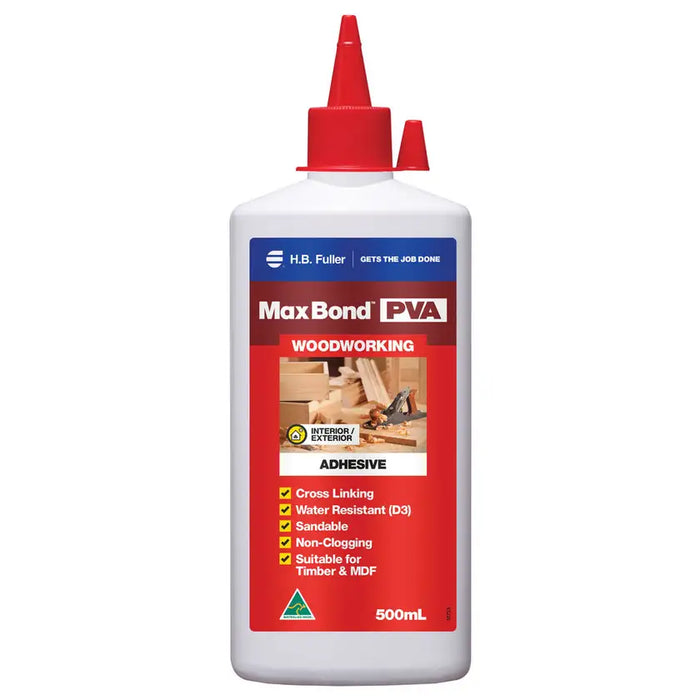 MAX BOND WOODWORKING PVA ADHESIVE 500ML