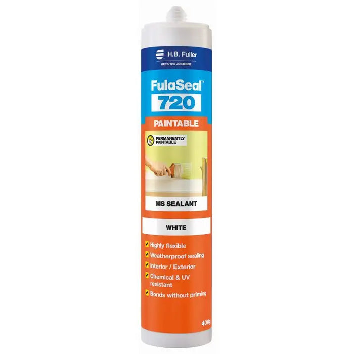 FULASEAL 720 PAINTABLE MS WHITE 400G (12/CTN)