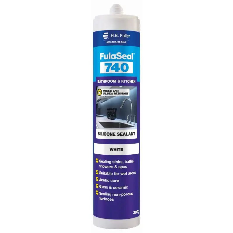 FULASEAL 740 浴室厨房硅胶白色 300G (20/箱)
