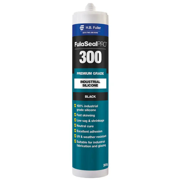 FULASEAL PRO 300 GLAZING & INDUSTRIAL BLACK 300G (20/CTN)