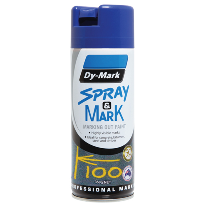 SPRAY AND MARK OIL BASE DYMARK 350G BLUE (12/CTN)