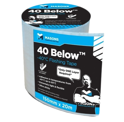 MASONS 40 BELOW ZERO TAPE 150MM 20M