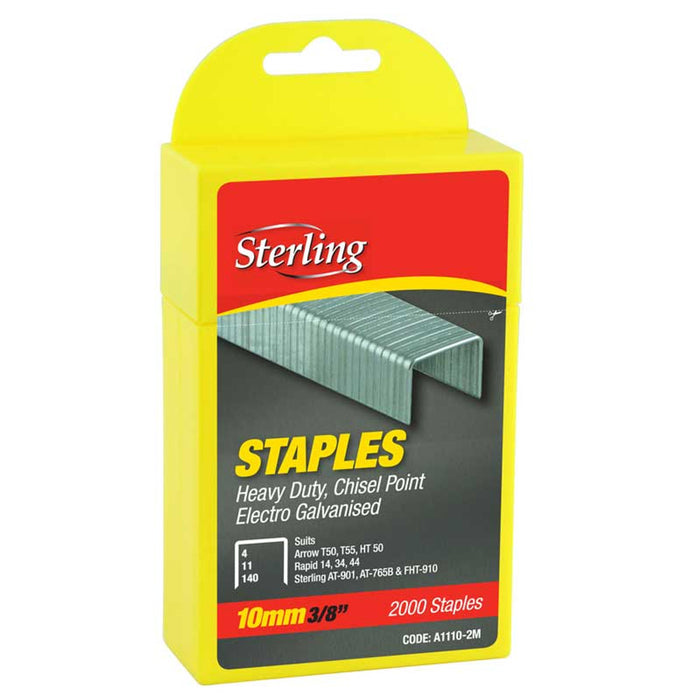 STAPLE A11 10MM 2000PCS/BOX (40/CTN) (A1110-2M)