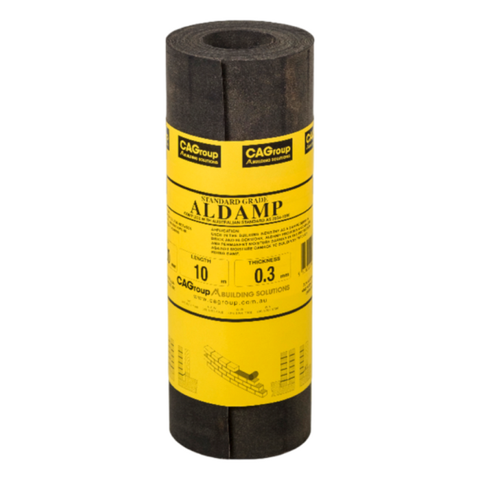0.3MM BITUMEN COATED ALUM DAMPCOURSE 300MMX10M