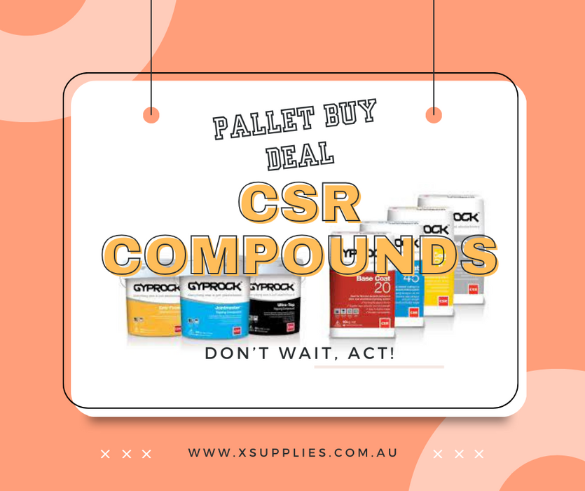 Online Big Saving! CSR Compounds Pallet Buy!