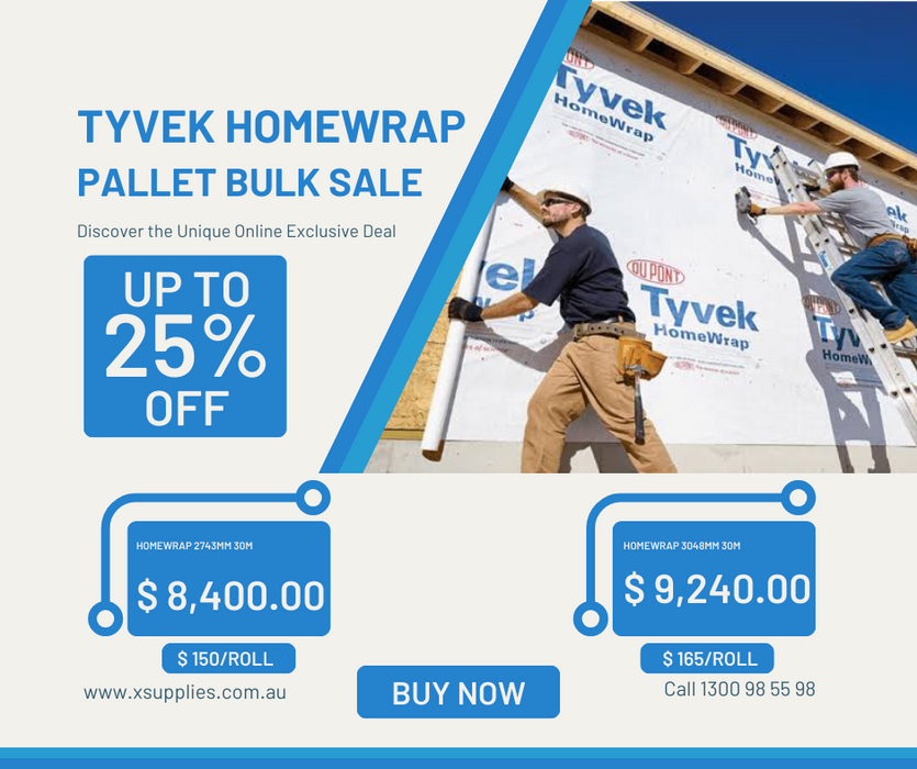 Tyvek Homewrap Pallet Buy Deal!