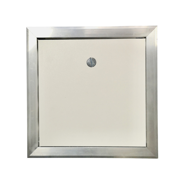 ACCESS PANEL 450 X 450MM FLANGE MDF ALUMINIUM FRAME