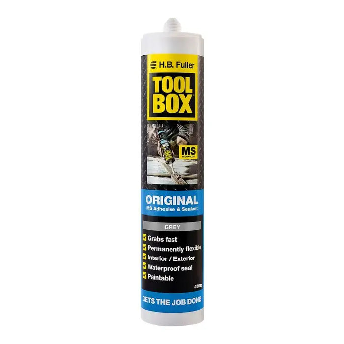 TOOLBOX ADHESIVE AND SEALANT IN ONE GREY 400G (12/CTN)