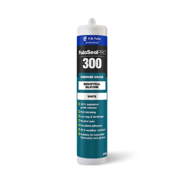 FULASEAL PRO 300 GLAZING & INDUSTRIAL WHITE 300G (20/CTN)