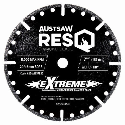 CUT OFF WHEEL AUSTSAW DEMOLITION BLD HEBEL 185MM