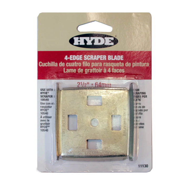 HYDE 4 EDGE PAINT SCRAPER BLADE FOR 10540